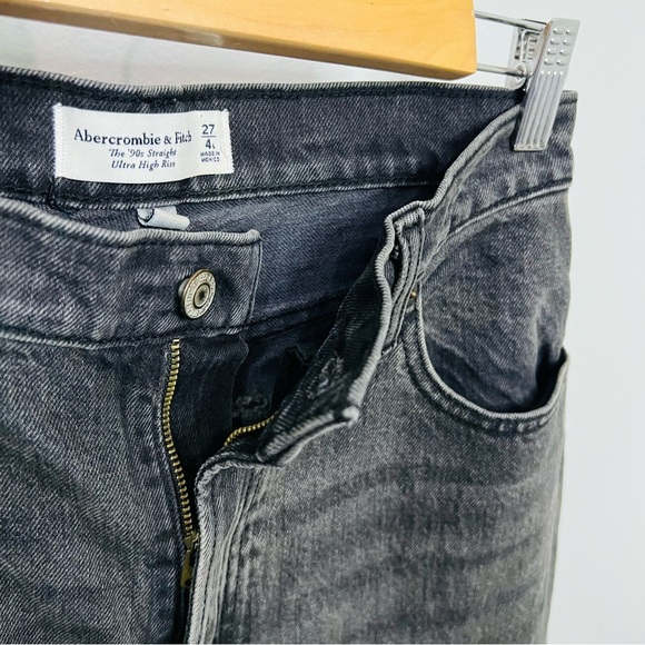Abercrombie & Fitch 90s straight ultra high rise Women's Straight Leg Jeans 27 - Picture 6 of 7
